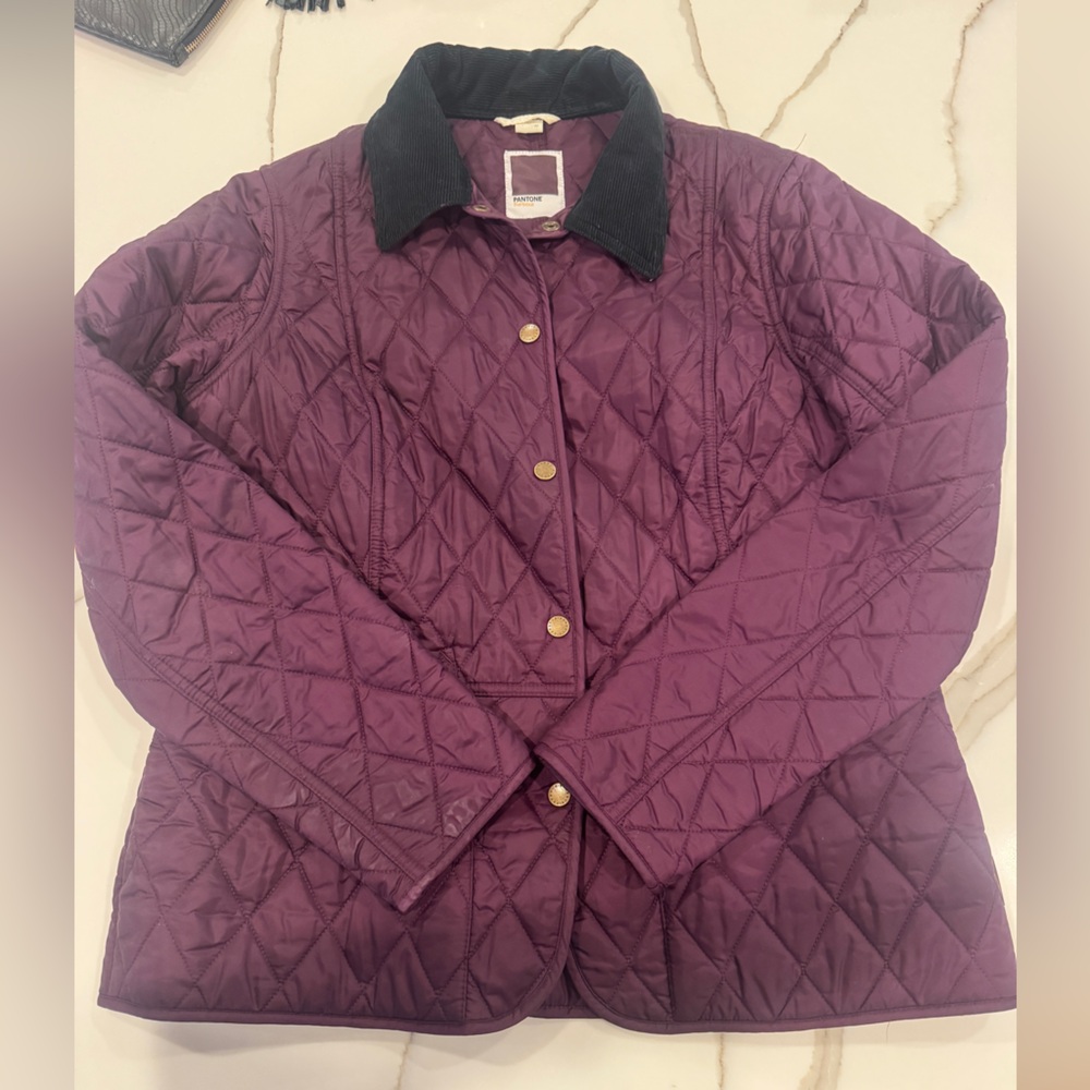 Barbour Women's Quilted Jacket in Deep Purple